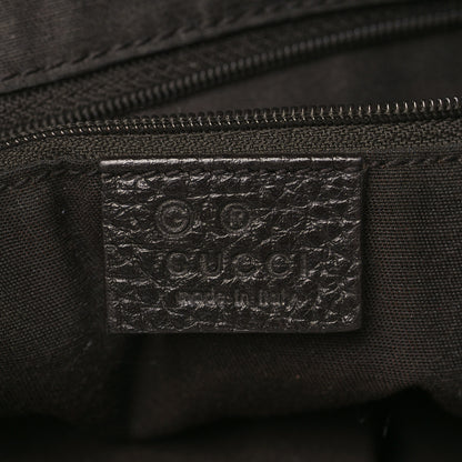Gucci Crystal Monogram Flat Messenger Bag Beige Dark Brown 5 of 5