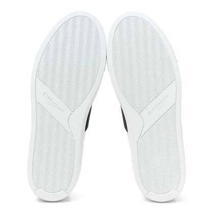 Givenchy Calfskin Band Logo Womens Urban Street Sneakers 38.5 White Black 6 of 10