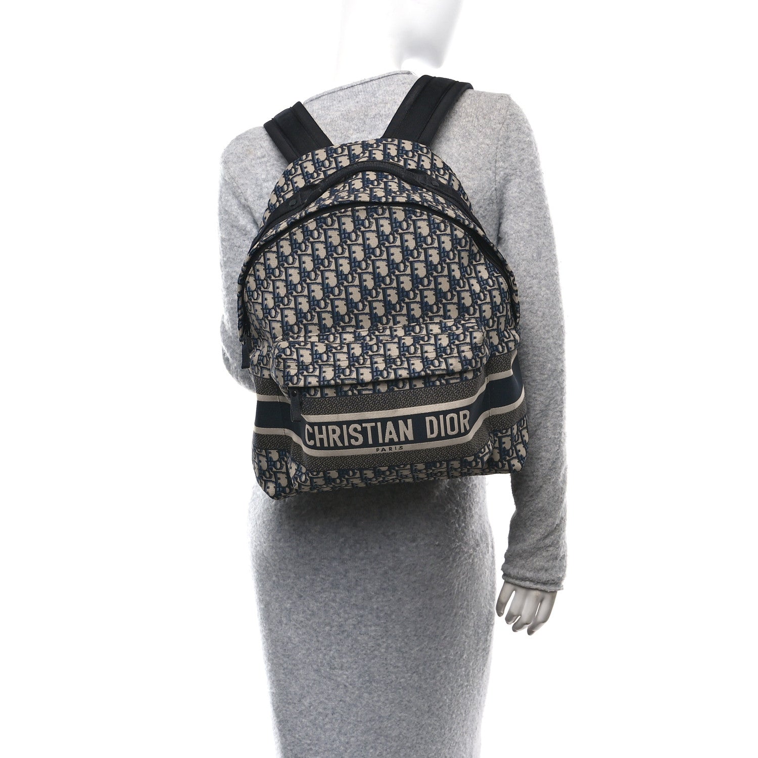 Christian Dior Oblique Diortravel Backpack Blue 1767105 – FASHIONPHILE