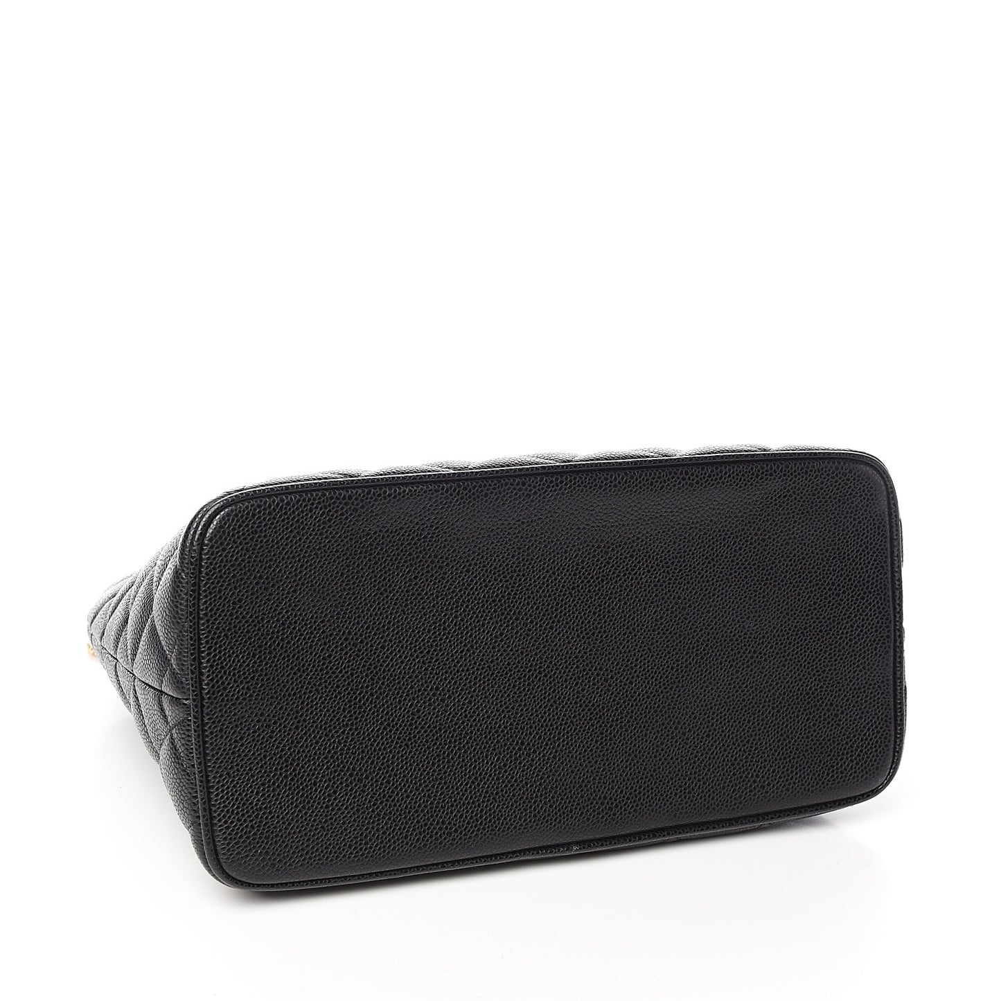 Caviar Quilted Medallion Tote Black