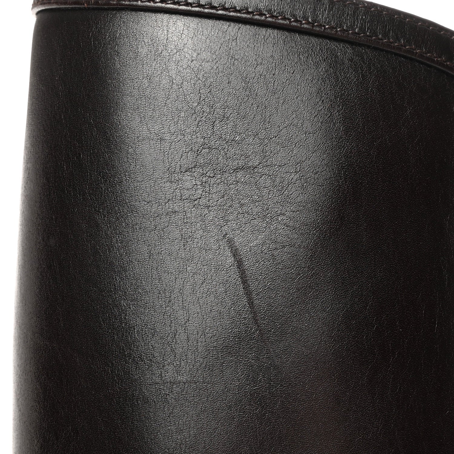 Saint Laurent Jane 90 Knee High Boots 38.5 Mocaccino 12 of 15