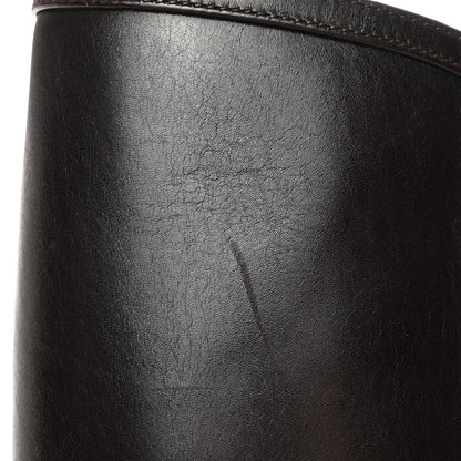 Saint Laurent Jane 90 Knee High Boots 38.5 Mocaccino 12 of 15