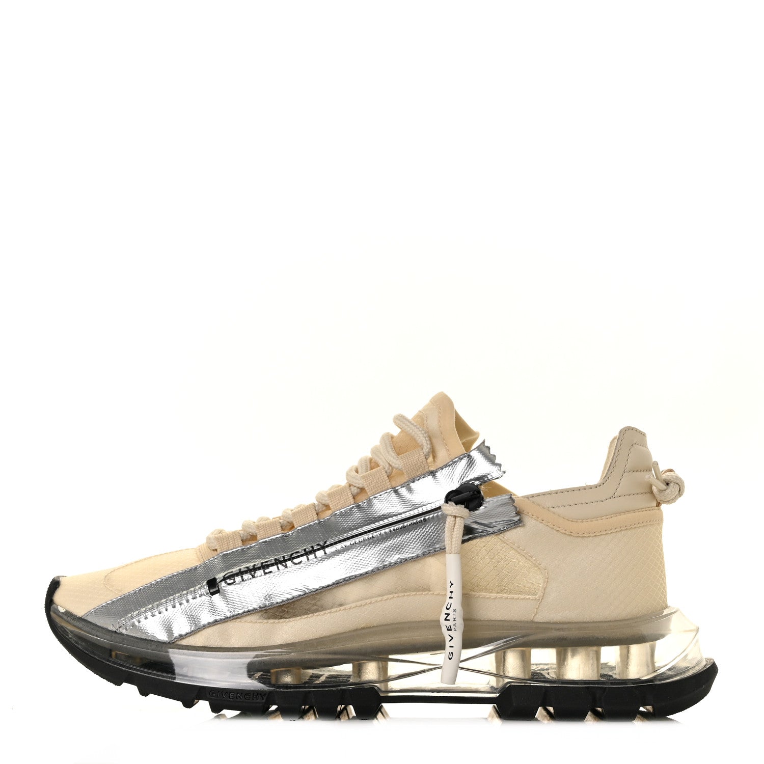 Givenchy Calfskin Spectre Low Runners Sneakers 38 Off White Black 1 of 8