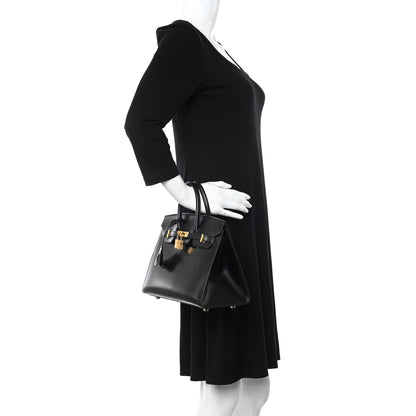 Hermes Box Birkin Sellier 25 Black 2 of 12