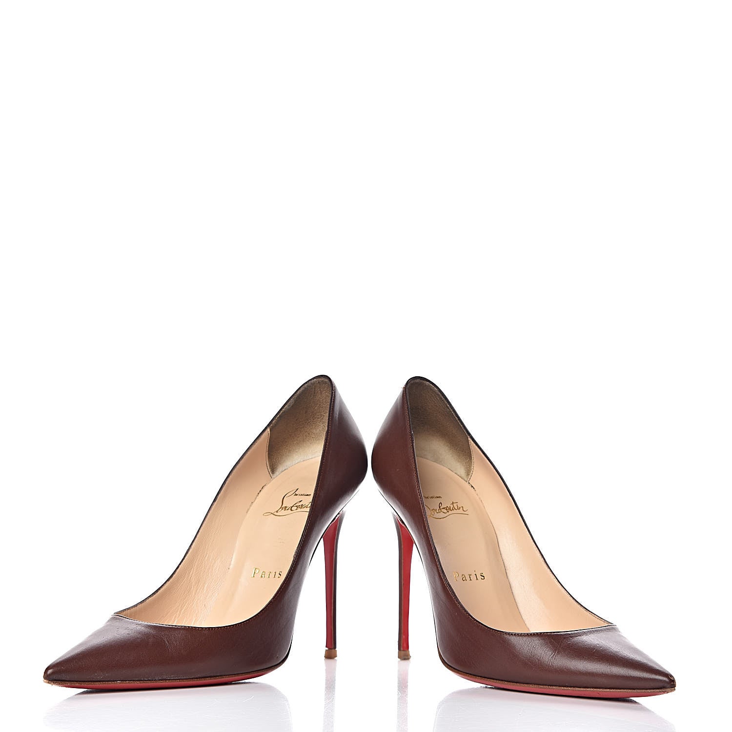 Christian Louboutin Kid So Kate 100 Pumps 38 Brown 6 of 14