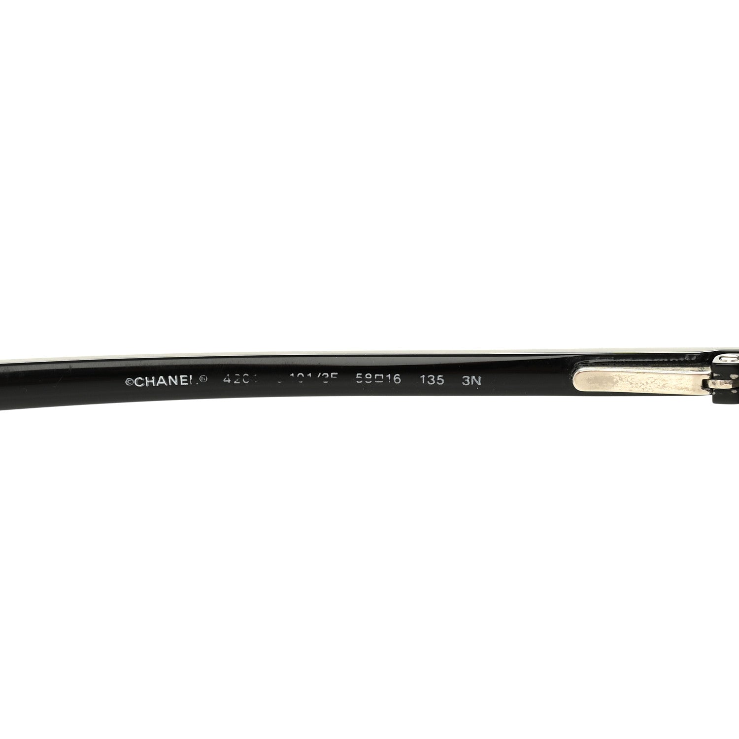 Chanel Metal Aviator CC Sunglasses 4201 Black 7 of 8