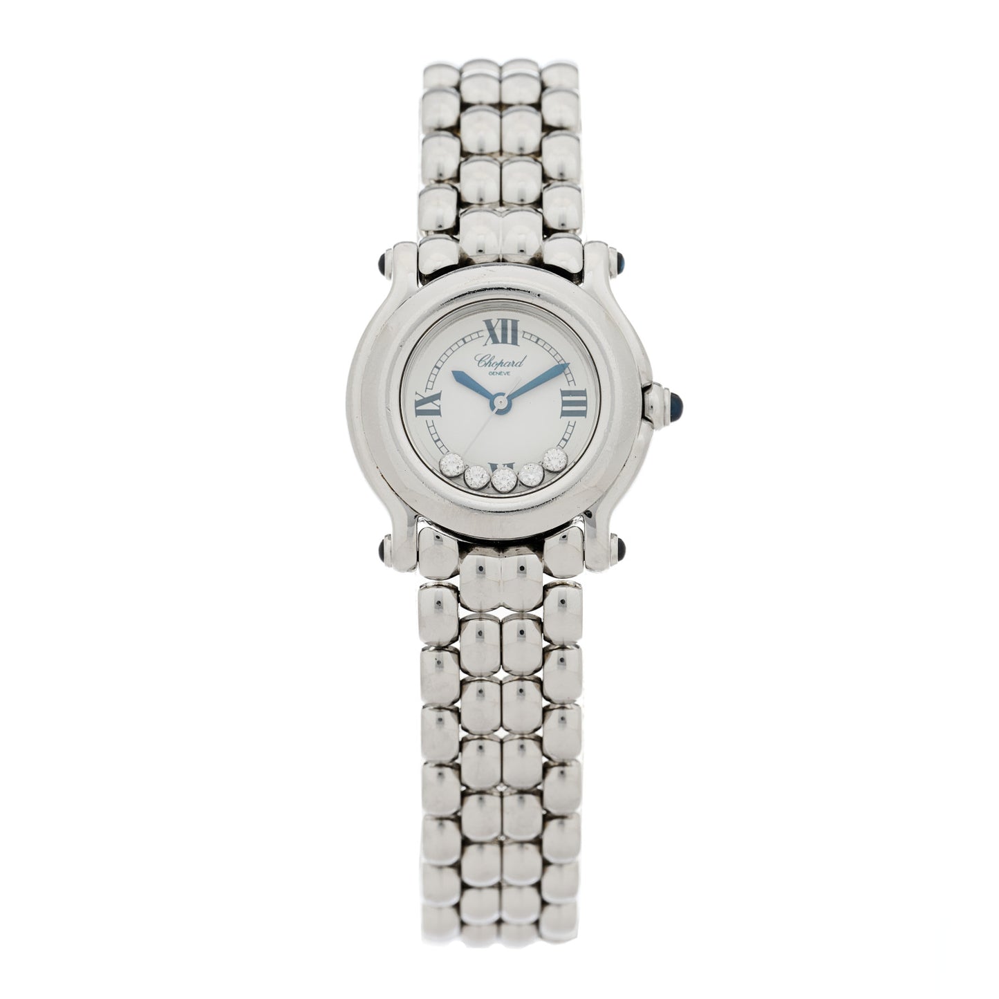 Stainless Steel 5 Diamond 26mm Happy Sport Quartz Watch