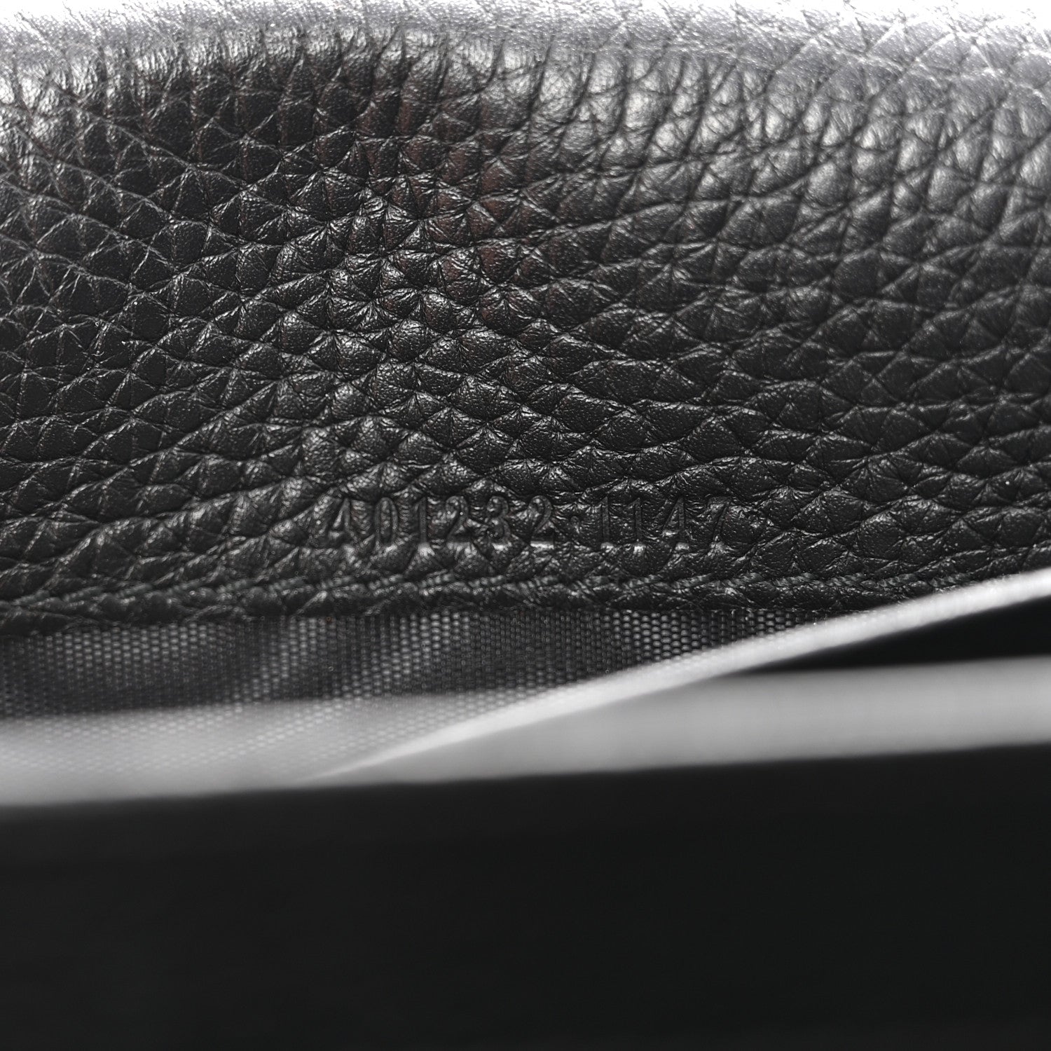 Gucci Calfskin GG Marmont Chain Wallet Black 7 of 11