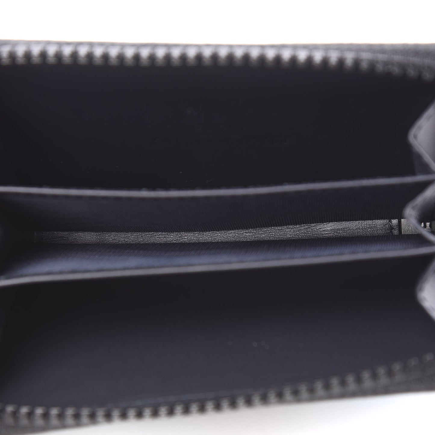 GG Supreme Monogram Blooms Zip Around Card Case Wallet Beige Blue Navy
