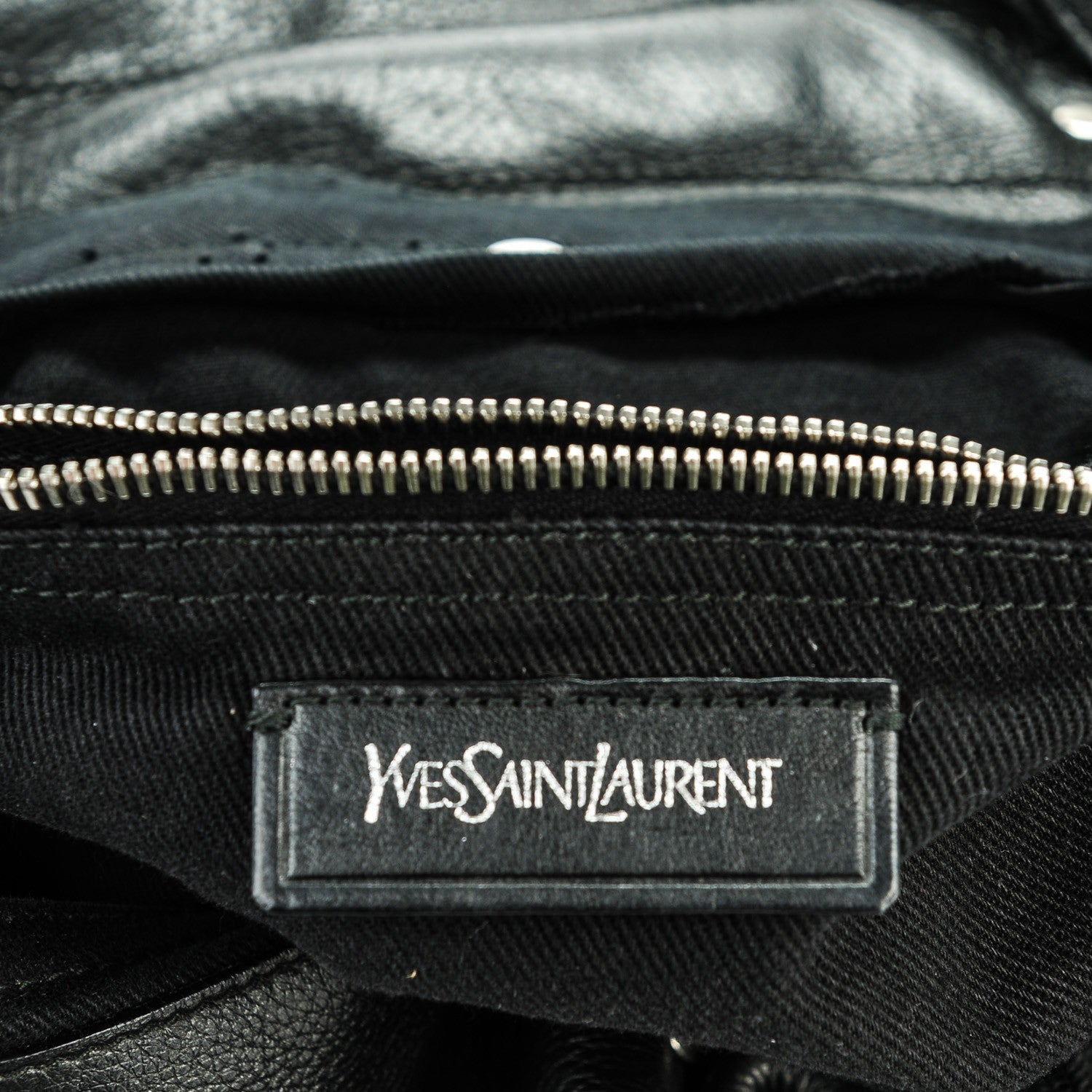 Saint Laurent Calfskin Large Muse Two Black 6 of 7