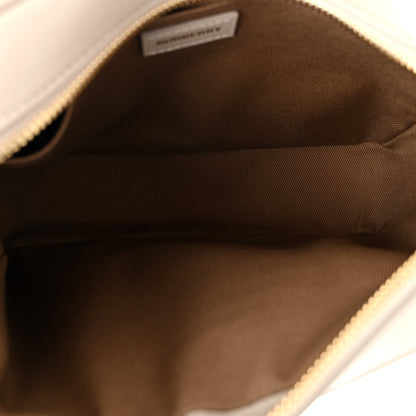 Burberry Calfskin House Check Large Camera Bag Limestone 5 of 11