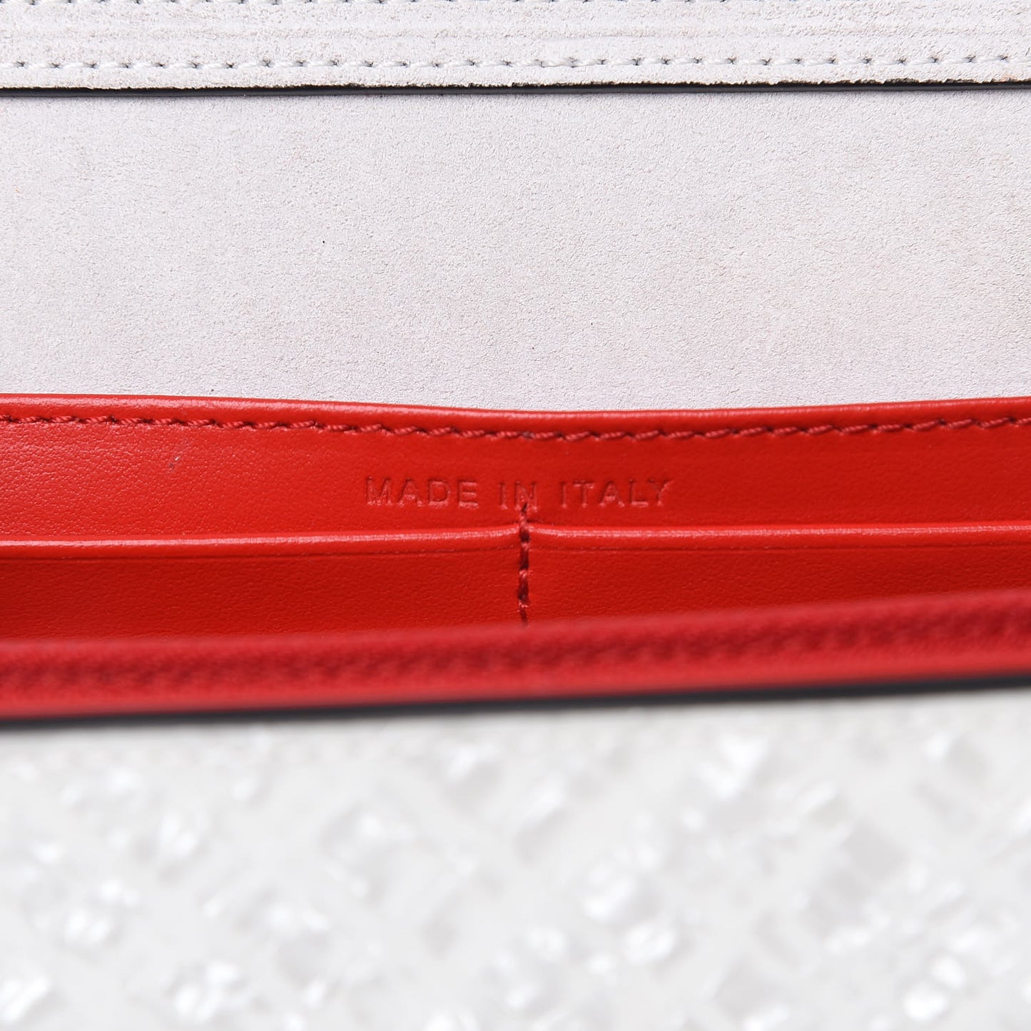Patent Spikes Paloma Clutch White