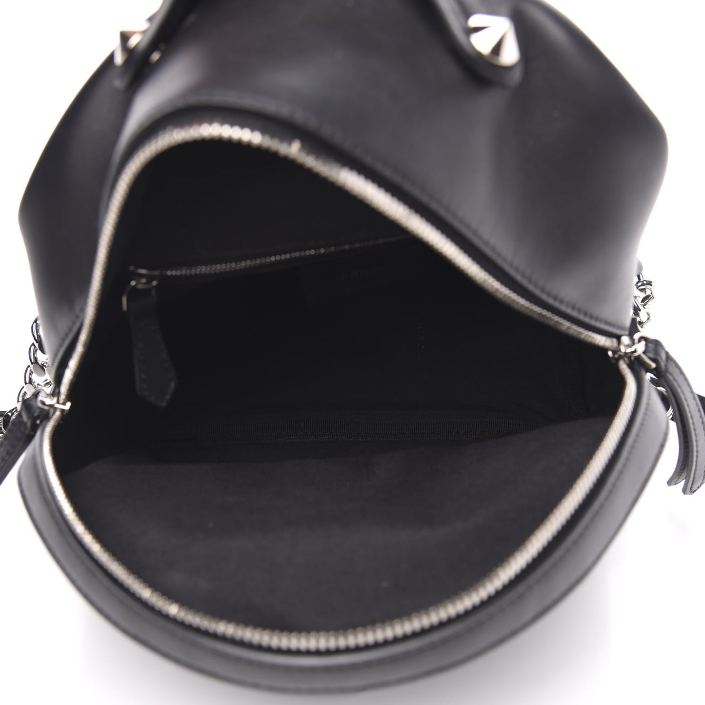 Vitello Century Fun Fair Metal Studded Mini Backpack Black Multicolor