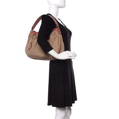 Gucci Diamante Medium Sukey Hobo Coral 2 of 12