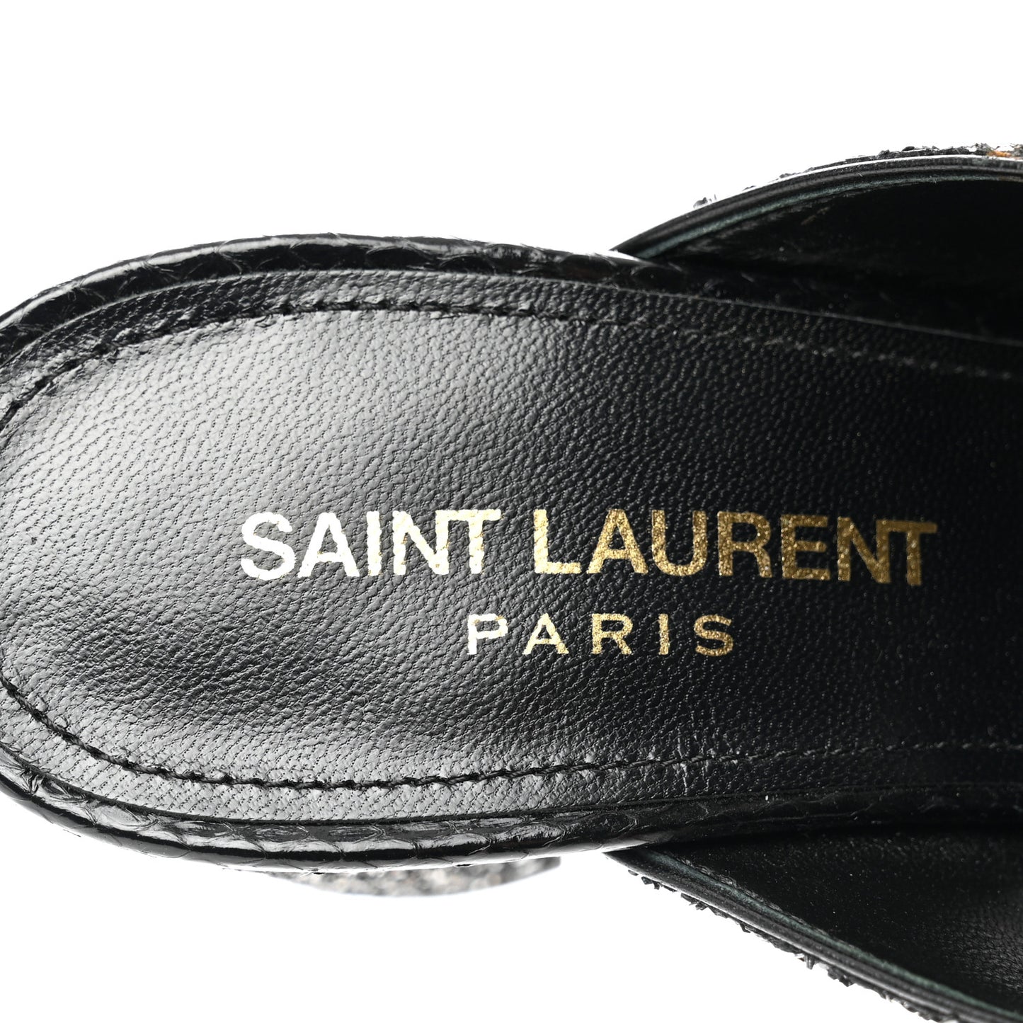 Glitter LouLou 70 Mule Sandals 36 Black