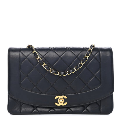 Chanel Lambskin Quilted Medium Single Flap Black 1 of 9