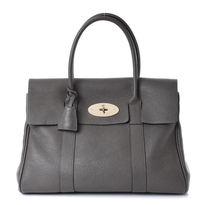 Mulberry Classic Grain Calfskin Bayswater Mole Grey 1 of 7