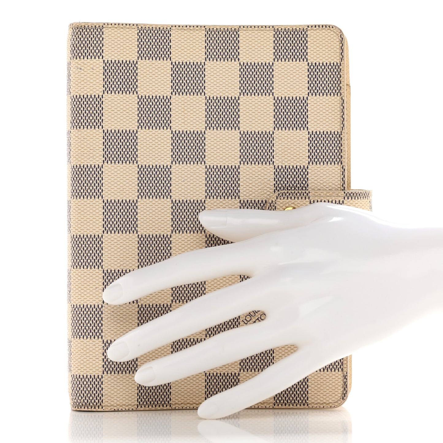 Damier Azur Medium Ring Agenda Cover