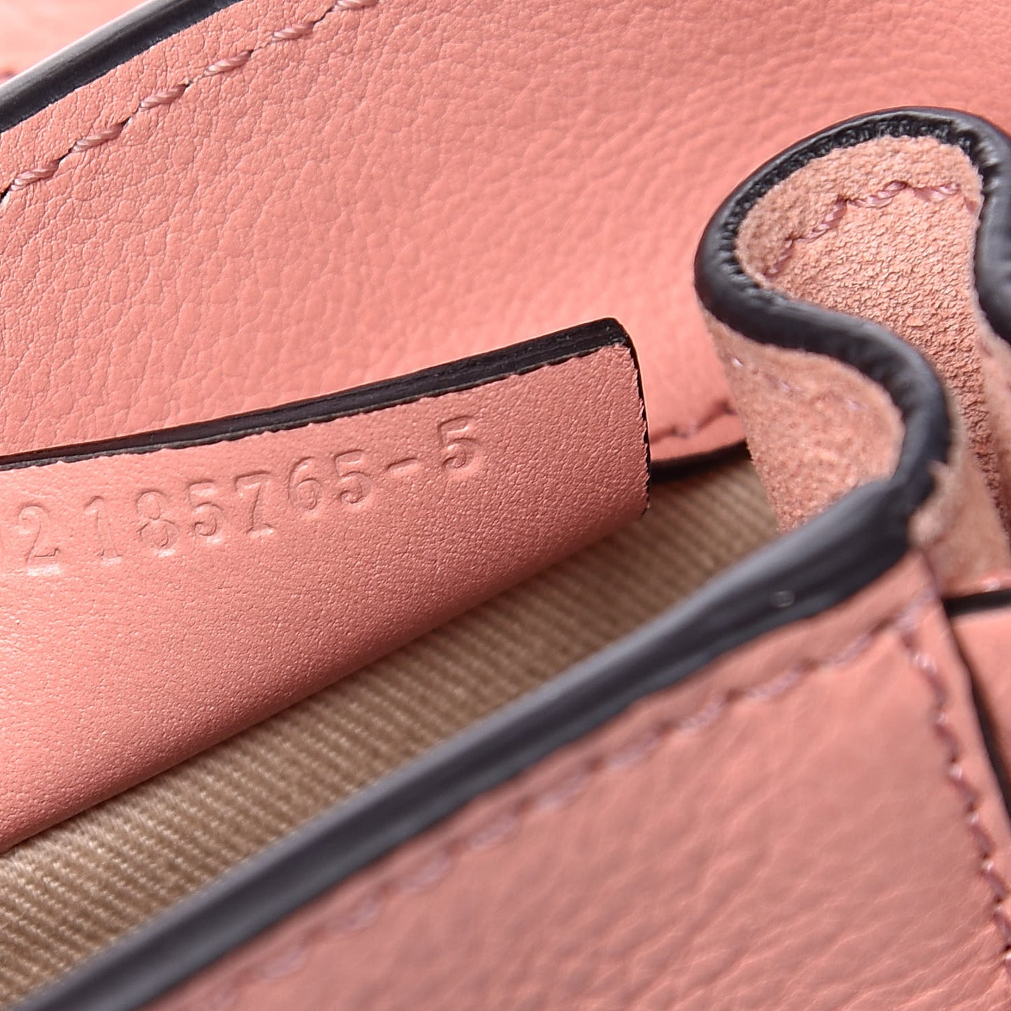 Suede Calfskin Mini Faye Backpack Ideal Blush