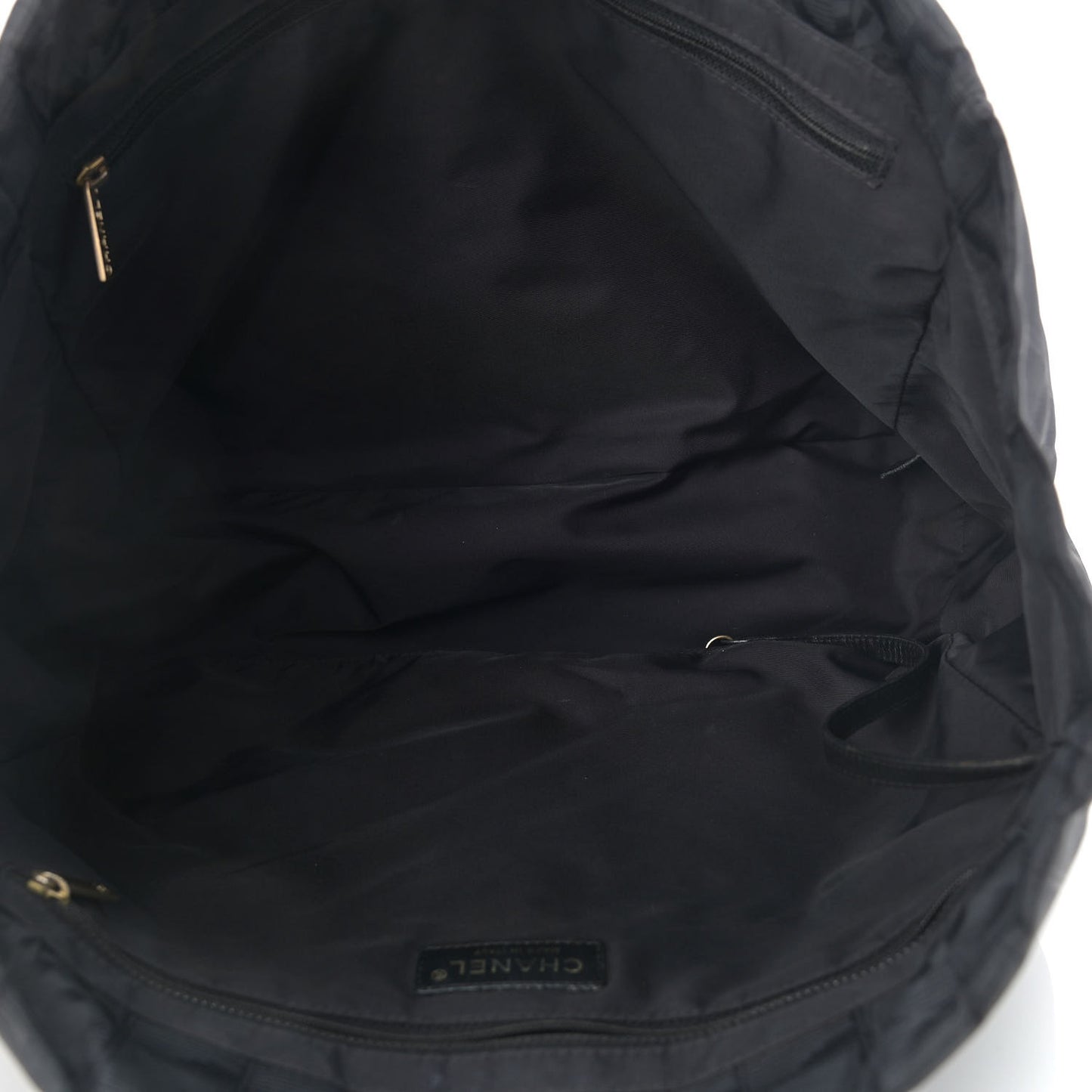 Nylon Medium Travel Tote Black