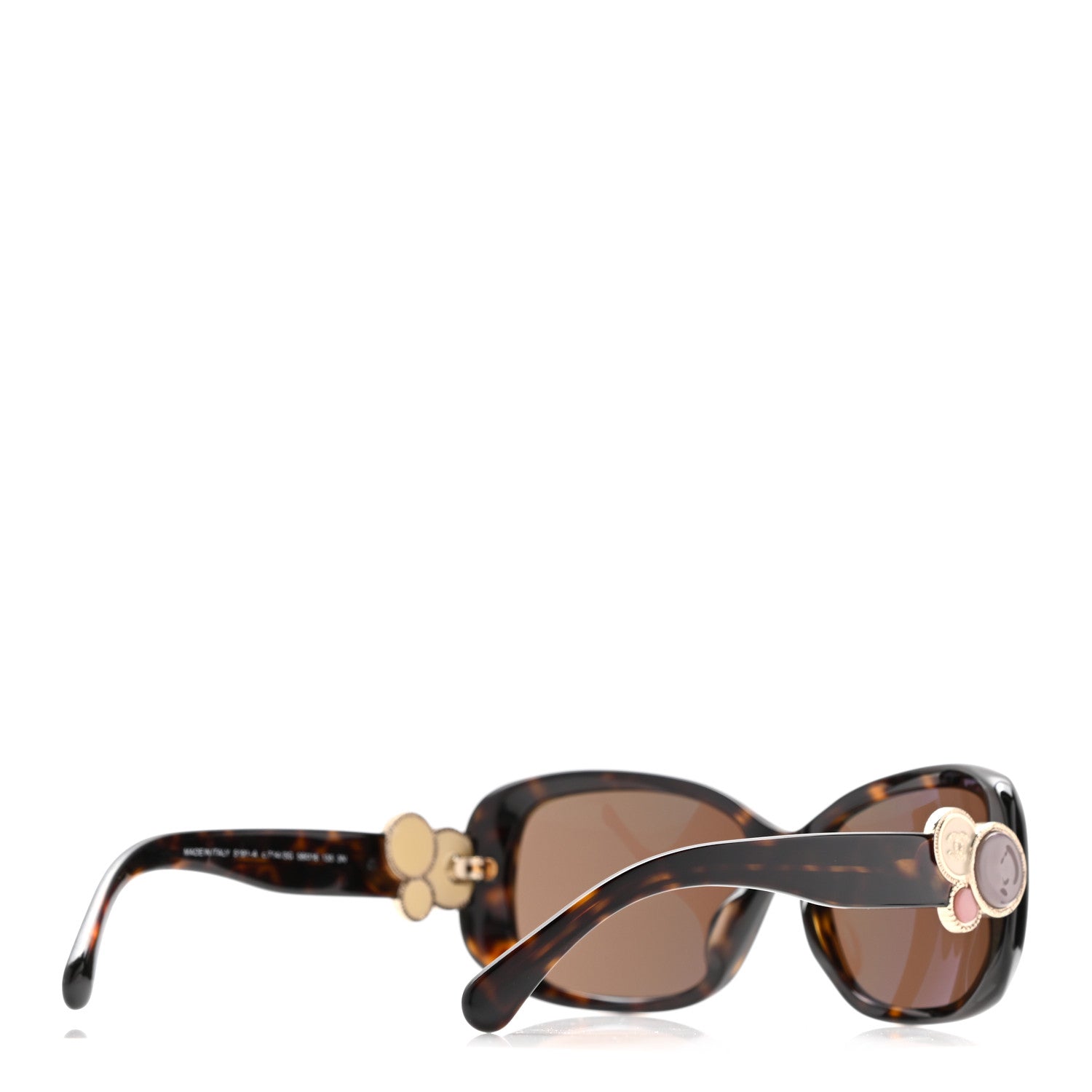 Chanel Tortoise Shell Bouton Sunglasses 5191 4 of 7