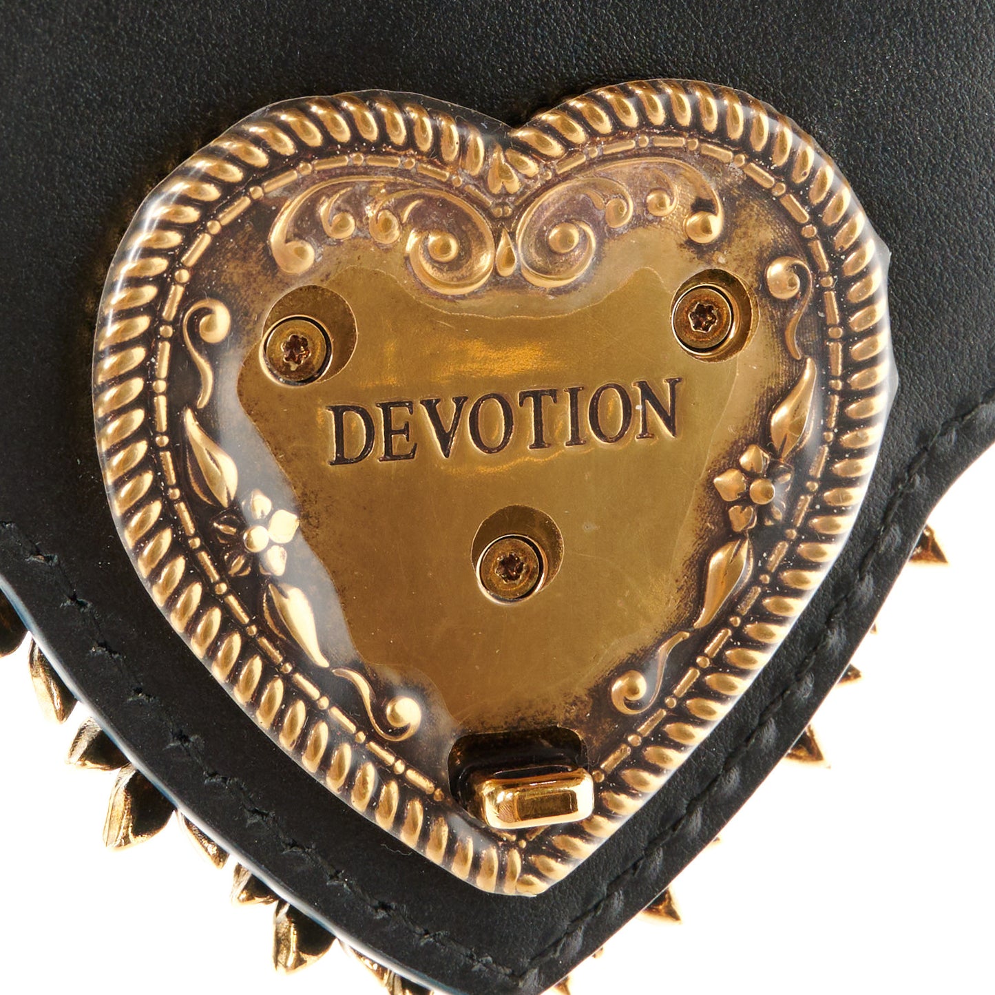 Patent Medium Devotion Envelope Top Handle Bag Emerald