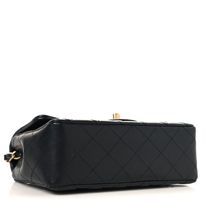 Chanel Lambskin Quilted Mini Rectangular Flap Black 4 of 10