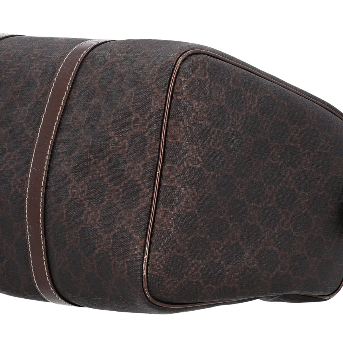 GG Supreme Monogram Medium Joy Boston Dark Brown Bronze