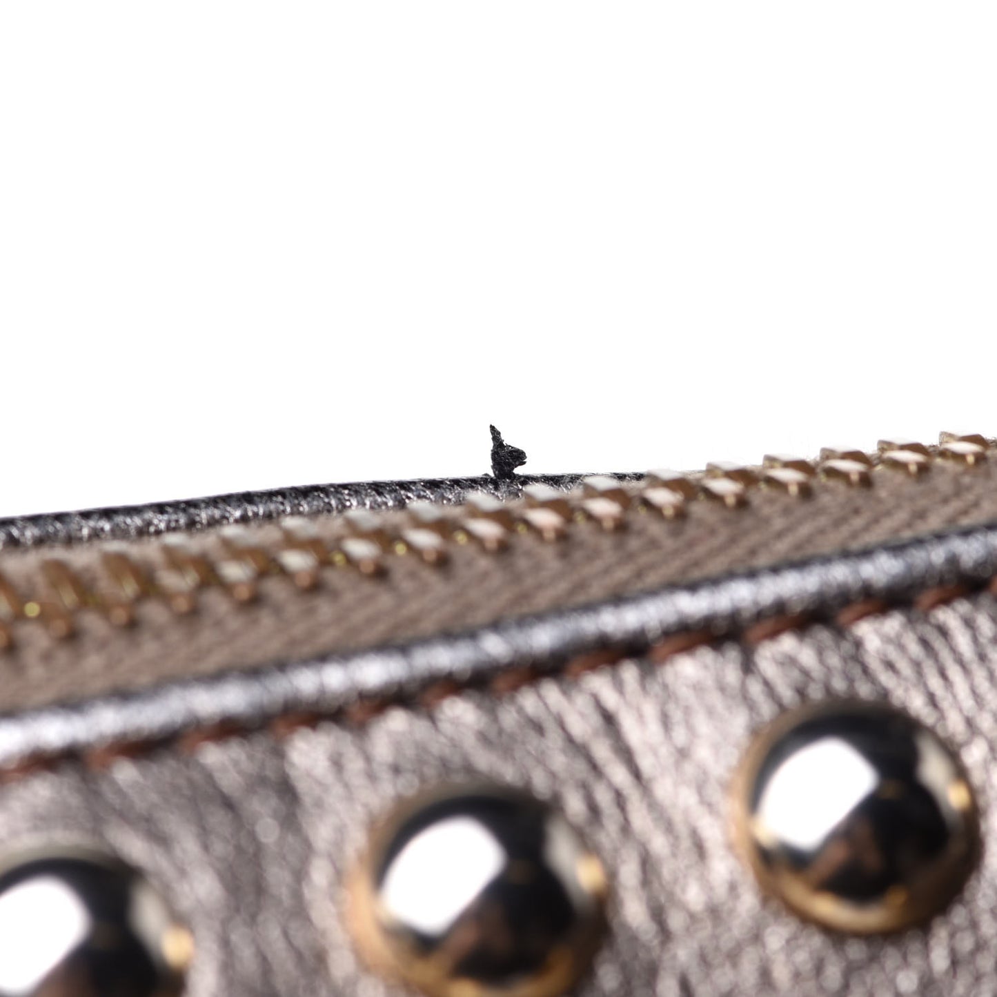 Metallic Calfskin Snap Out Of It Bag Bronze