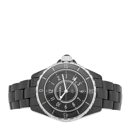 Chanel Stainless Steel Ceramic 33mm J12 Quartz Watch Black 2 of 5