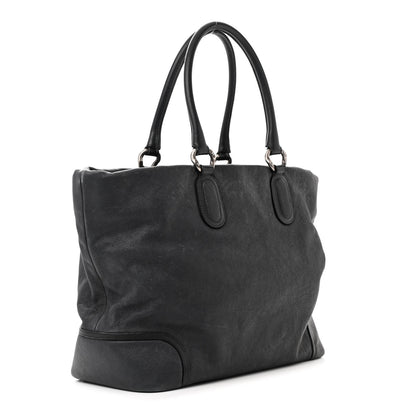 Chanel Washed Calfskin Tote Black 3 of 18