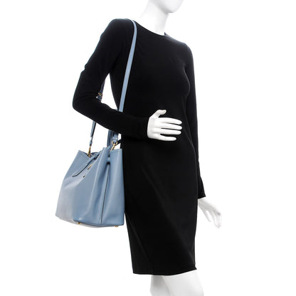 Prada Saffiano Cuir Medium Double Bag Aviazione 2 of 9