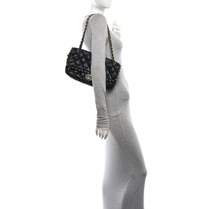 Chanel Calfskin Quilted Medium Chain Me Flap Black 2 of 10