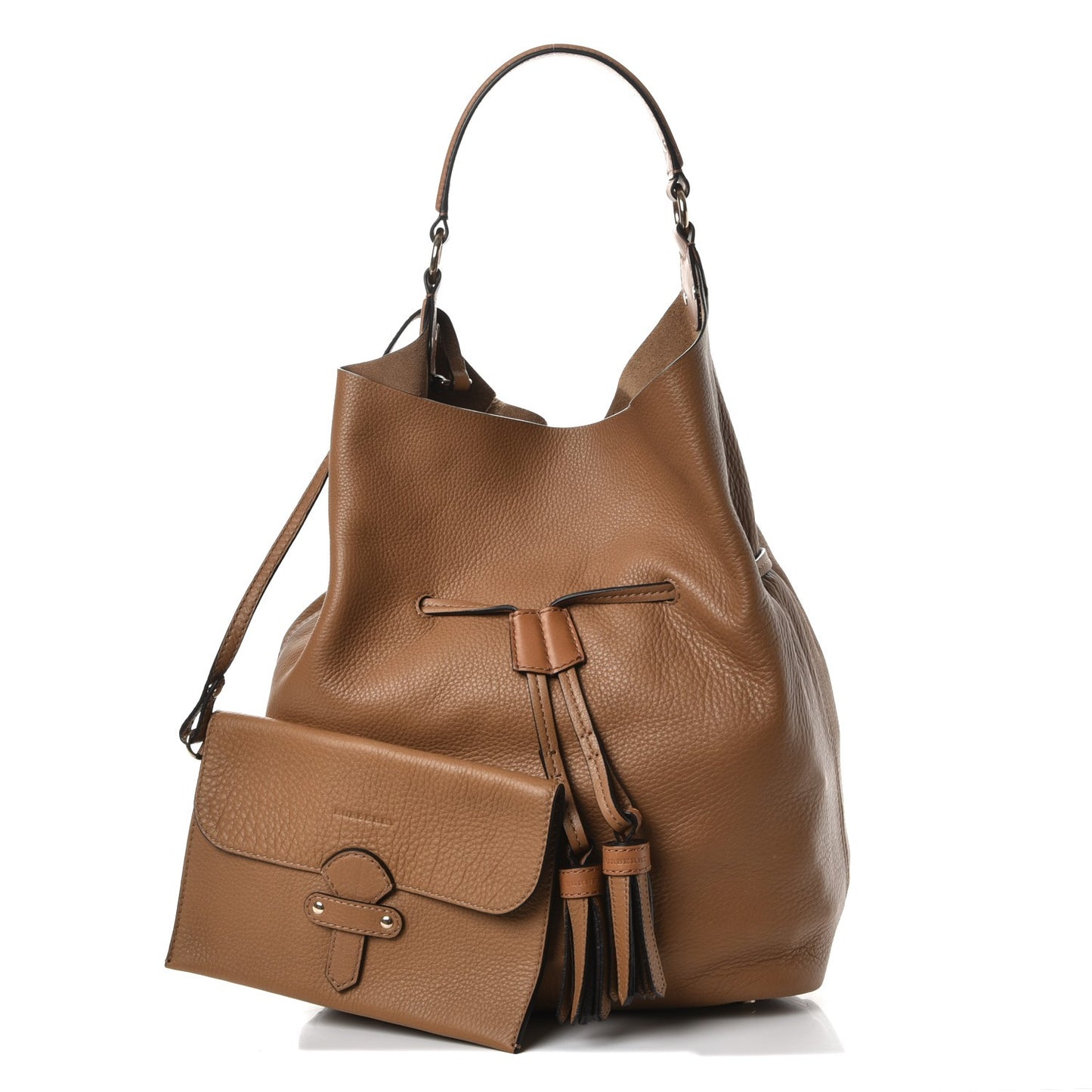 Grainy Calfskin Large Ashby Hobo Sand