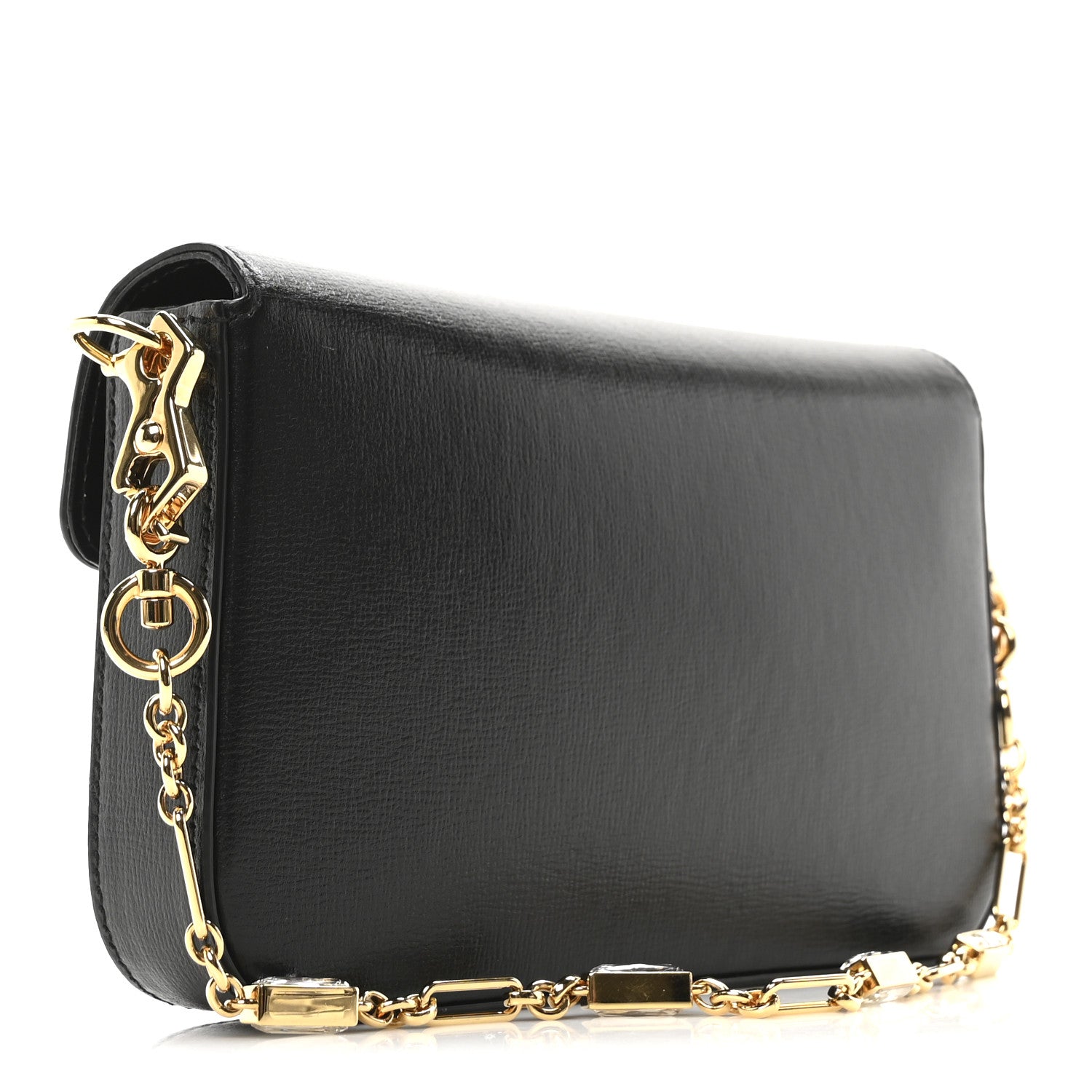 Gucci Azalea Calfskin Crystal Horsebit 1955 Mini Bag	 Black 3 of 10