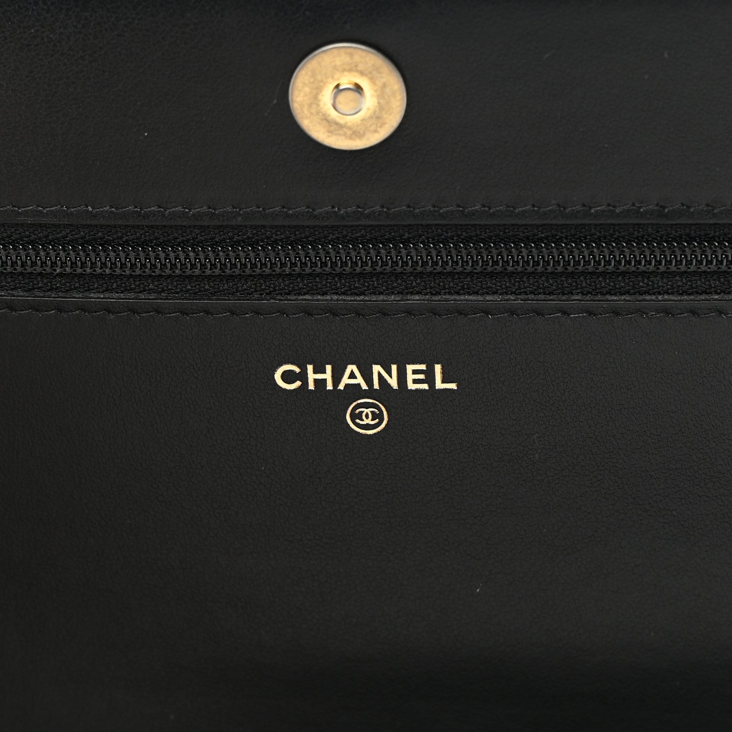 Chanel Caviar Quilted Boy Wallet On Chain WOC Black 6 of 13