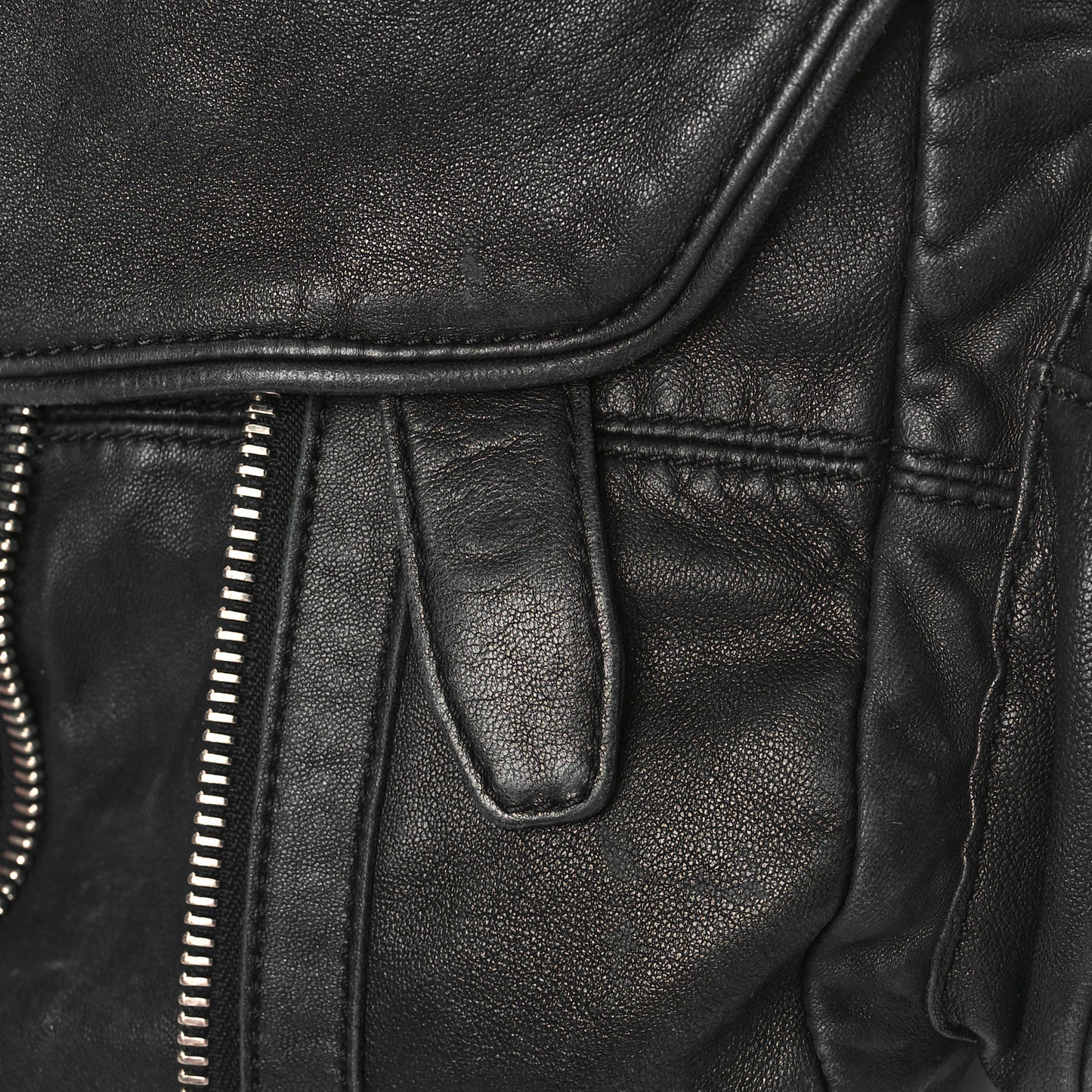 Lambskin Marti Backpack Bag Washed Black Rhodium Hardware