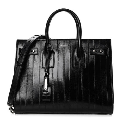 Saint Laurent Eel Small Sac De Jour Souple Black 1 of 12