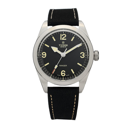 TUDOR Stainless Steel Fabric 39mm Oyster Prince Automatic Watch Black 79950 1 of 5