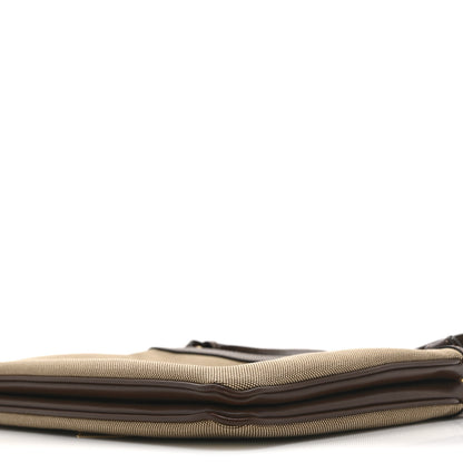 Prada Jacquard Logo Flat Crossbody Bag Corda Bruciato 11 of 11