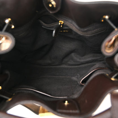 Burberry Haymarket Check Medium Willenmore Hobo Chocolate 5 of 14