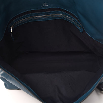 Hermes Taurillon Cristobal Cityslide Messenger Colvert Bleu Indigo 5 of 9