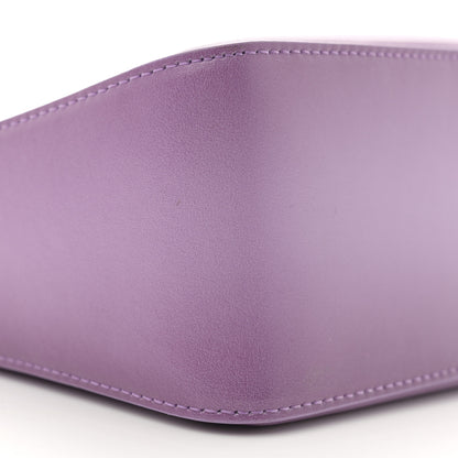 Givenchy Smooth Calfskin Small Moon Cut Out Shoulder Bag Mauve 9 of 13