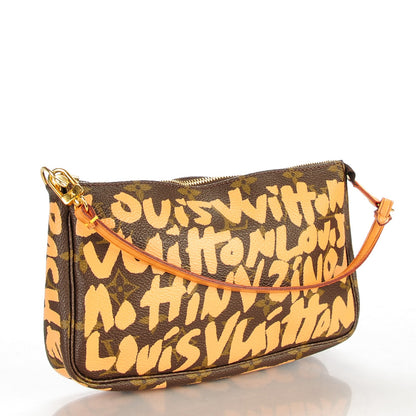 Louis Vuitton Monogram Graffiti Pochette Accessories Peach 3 of 7