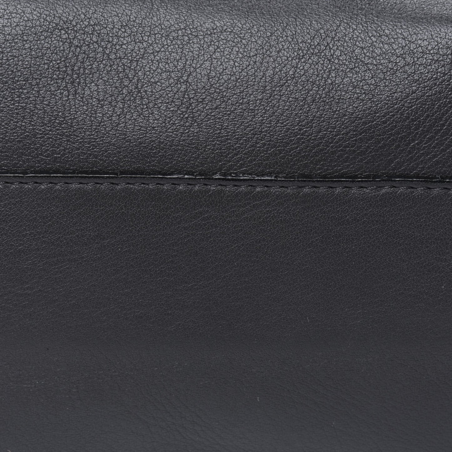 Veau Papier A6 Zip Around Tote Gris Fossile
