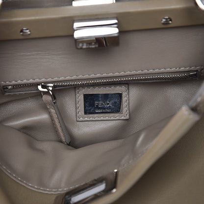 Fendi Nappa Mini Peekaboo Iconic Satchel Tortora 7 of 14