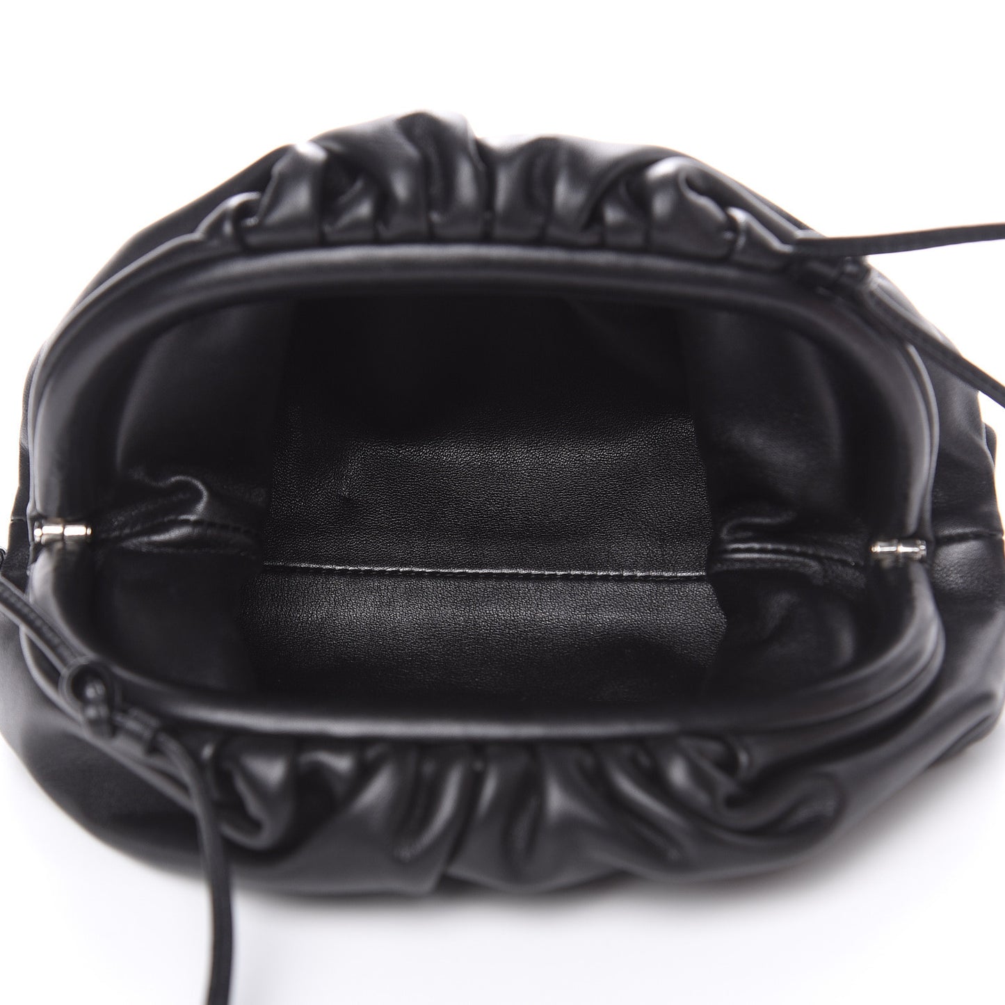 Butter Calfskin The Mini Pouch Black