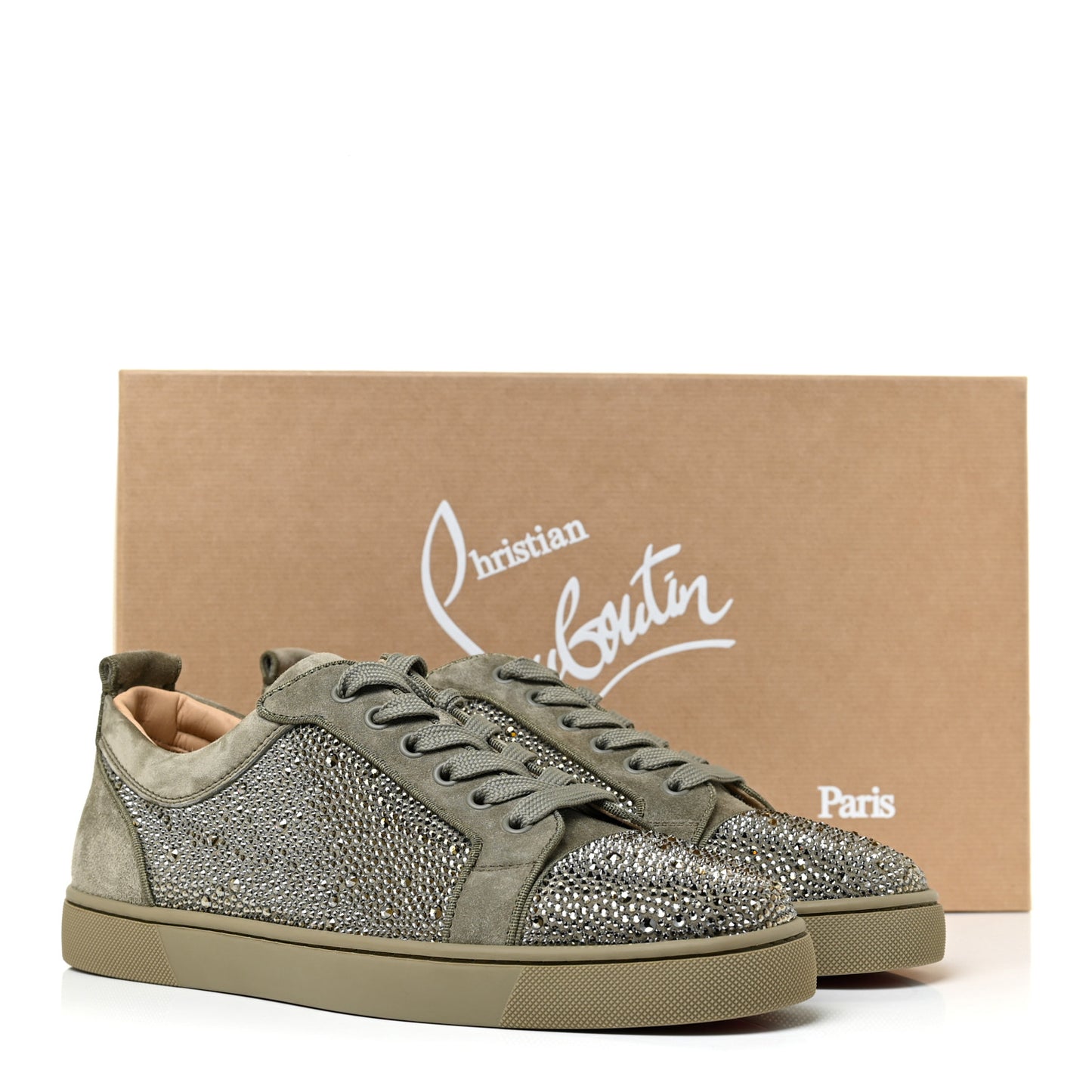 Strass Louis Junior Flat Sneakers 40.5 Grey