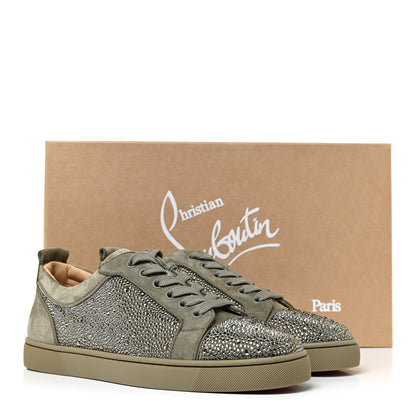 Christian Louboutin Strass Louis Junior Flat Sneakers 40.5 Grey 9 of 9