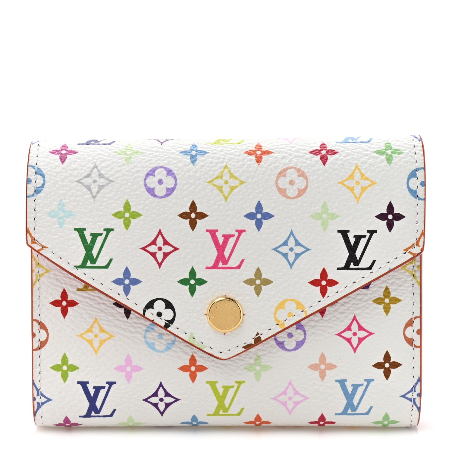 Louis Vuitton LV x TM Monogram Multicolor Victorine Wallet White 1 of 8
